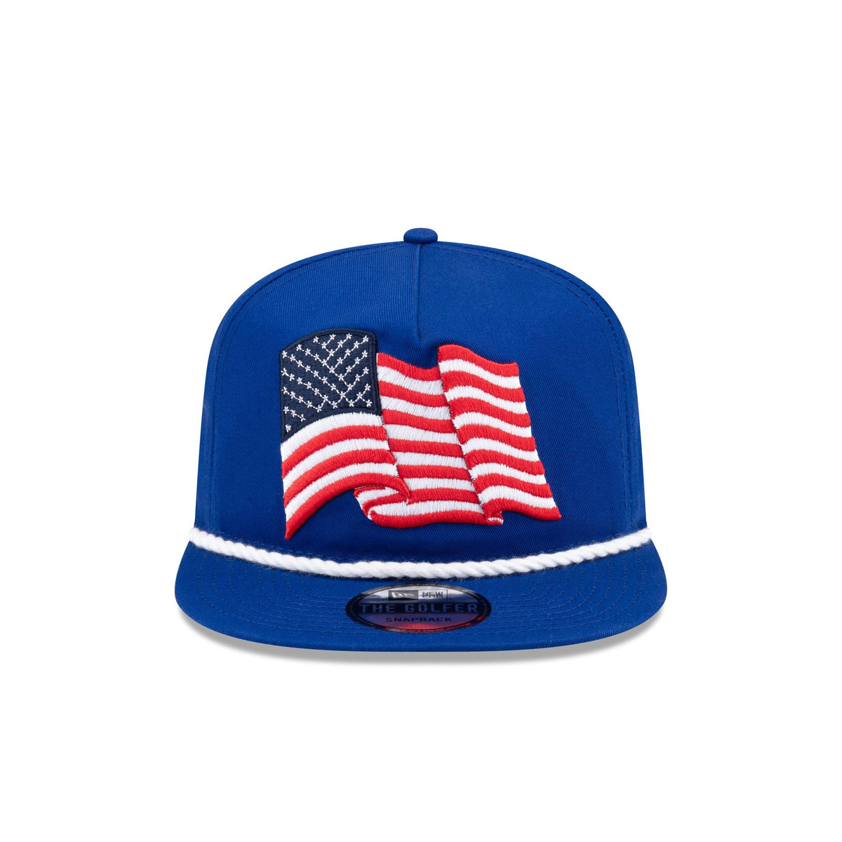 New Era Cap American Flag Blue Golfer Hat