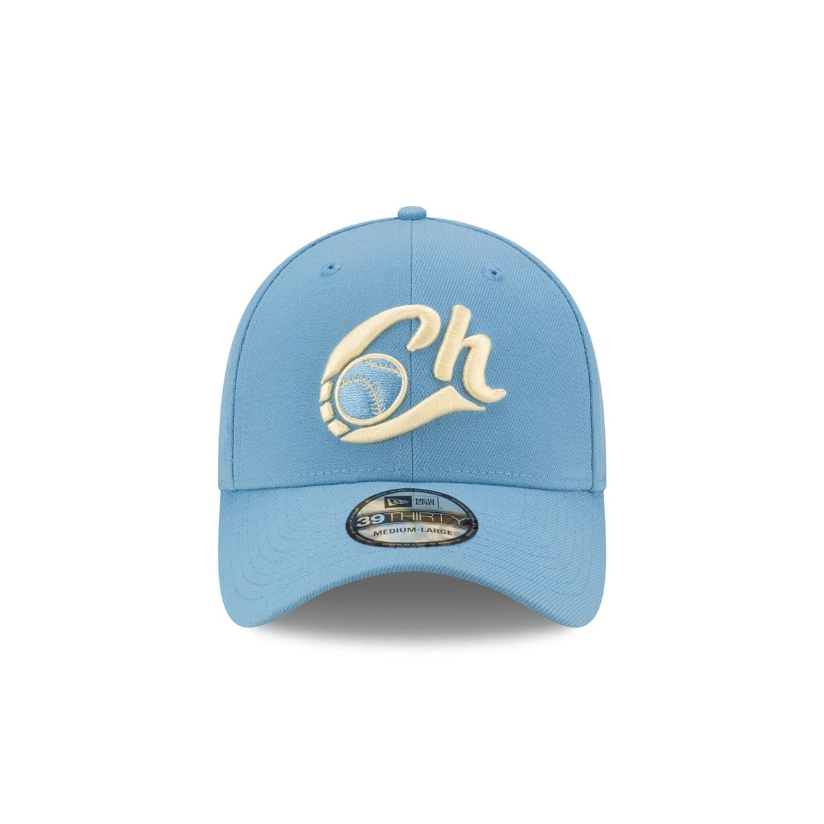Charros de Jalisco Sky Blue 39THIRTY Stretch Fit Hat
