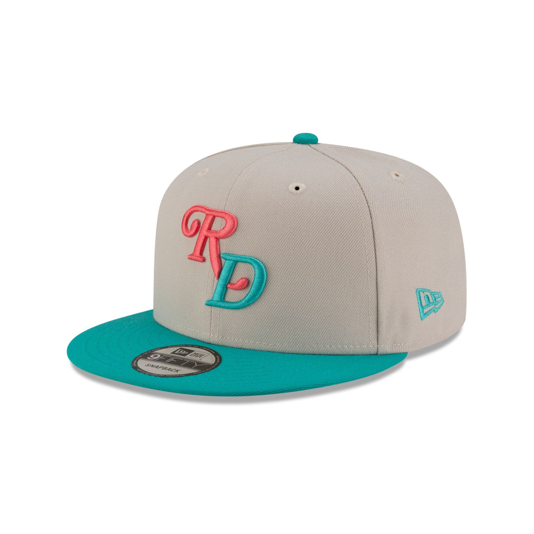 Dominican Republic Teal Script 59FIFTY Fitted Hat