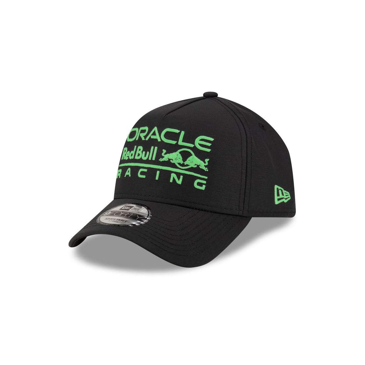 Oracle Red Bull Racing Race Essentials Black 9FORTY A-Frame Snapback Hat