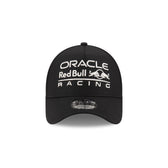Oracle Red Bull Racing Race Essentials Black 9FORTY A-Frame Snapback Hat
