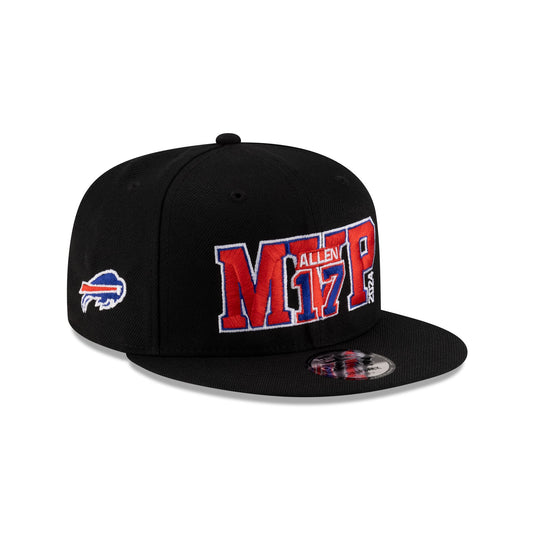Buffalo Bills Josh Allen MVP Royal Blue 39THIRTY Stretch Fit Hat