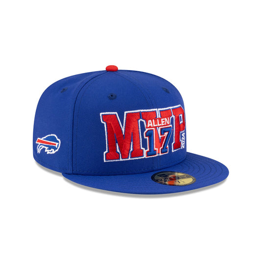 Buffalo Bills Josh Allen MVP Royal Blue 39THIRTY Stretch Fit Hat