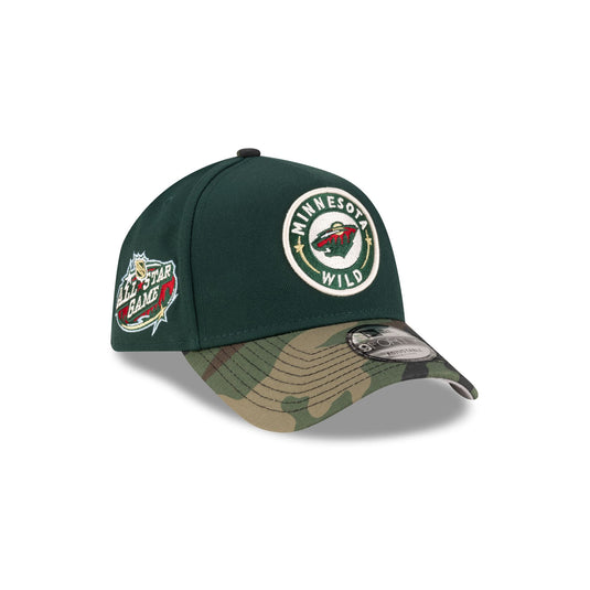 Minnesota Wild Team 9FORTY A-Frame Snapback Hat