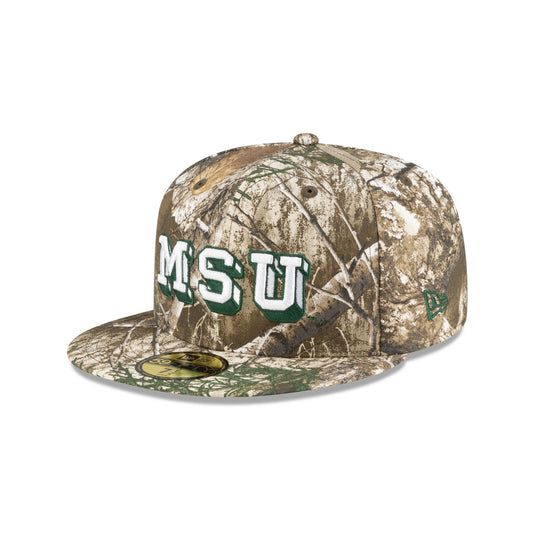 Michigan State Spartans College Vault Chrome Green 59FIFTY Fitted