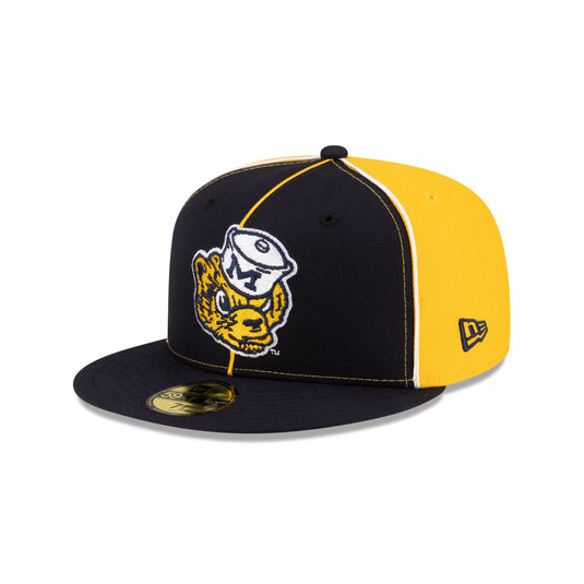 Michigan Wolverines Camel 59FIFTY Fitted Hat