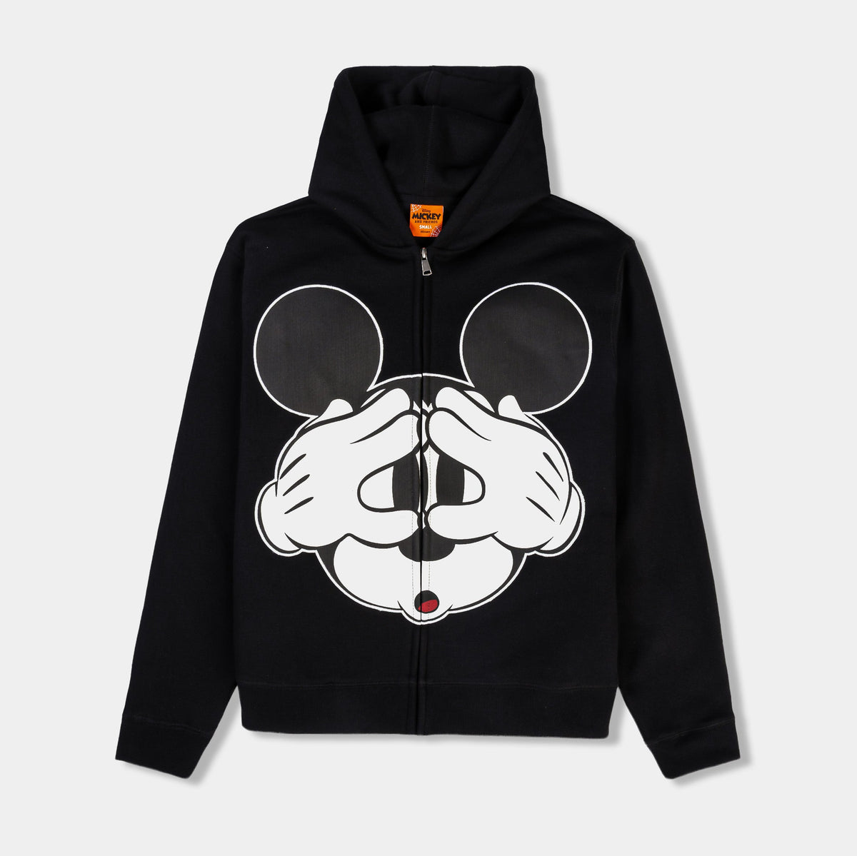 Disney Mickey And Friends By Shoe Palace The Horror Fleece Zip Up Mens Hoodie (Black/White)