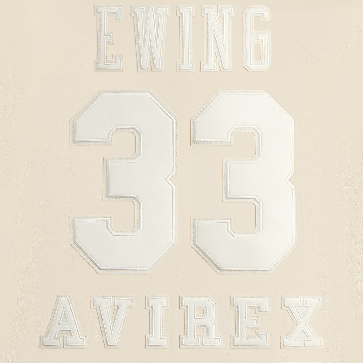 Kith & AVIREX for the New York Knicks Patrick Ewing Legend Jacket - Sandrift