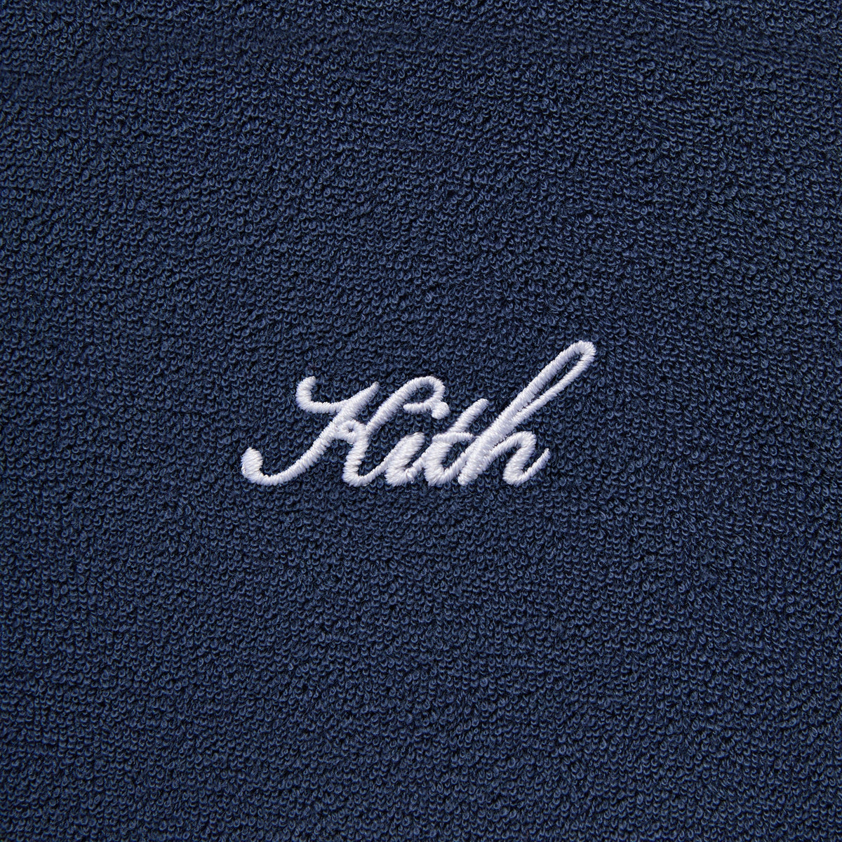 Kith Textured Towel Terry Heathrow Polo - Nocturnal