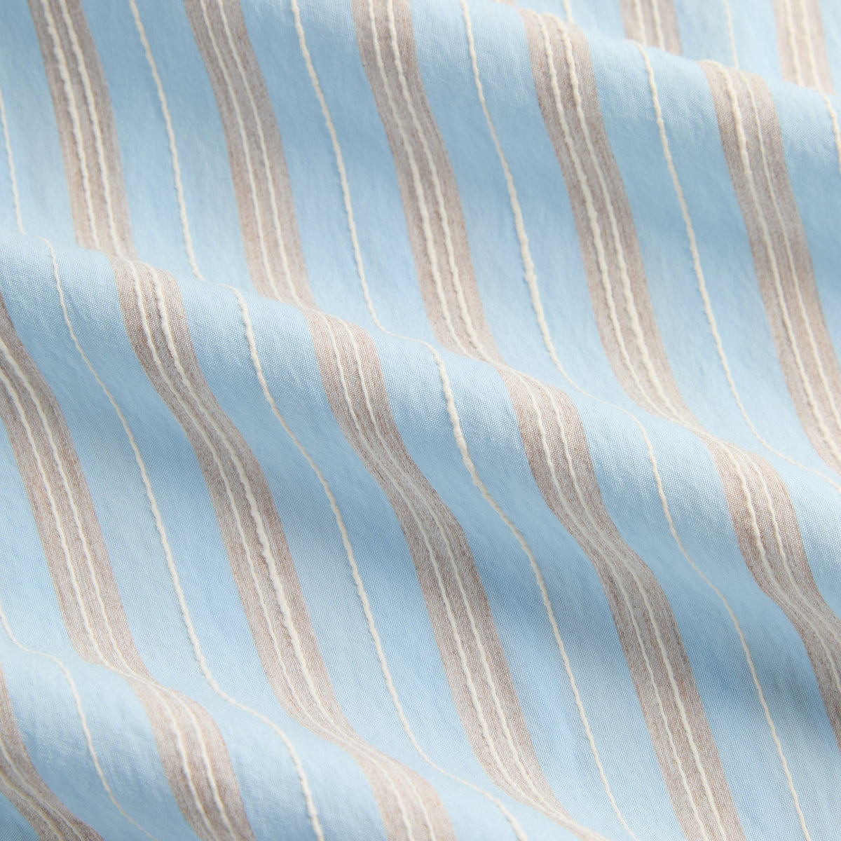 Kith Barre Stripe Long Sleeve Gianni Shirt - Serene