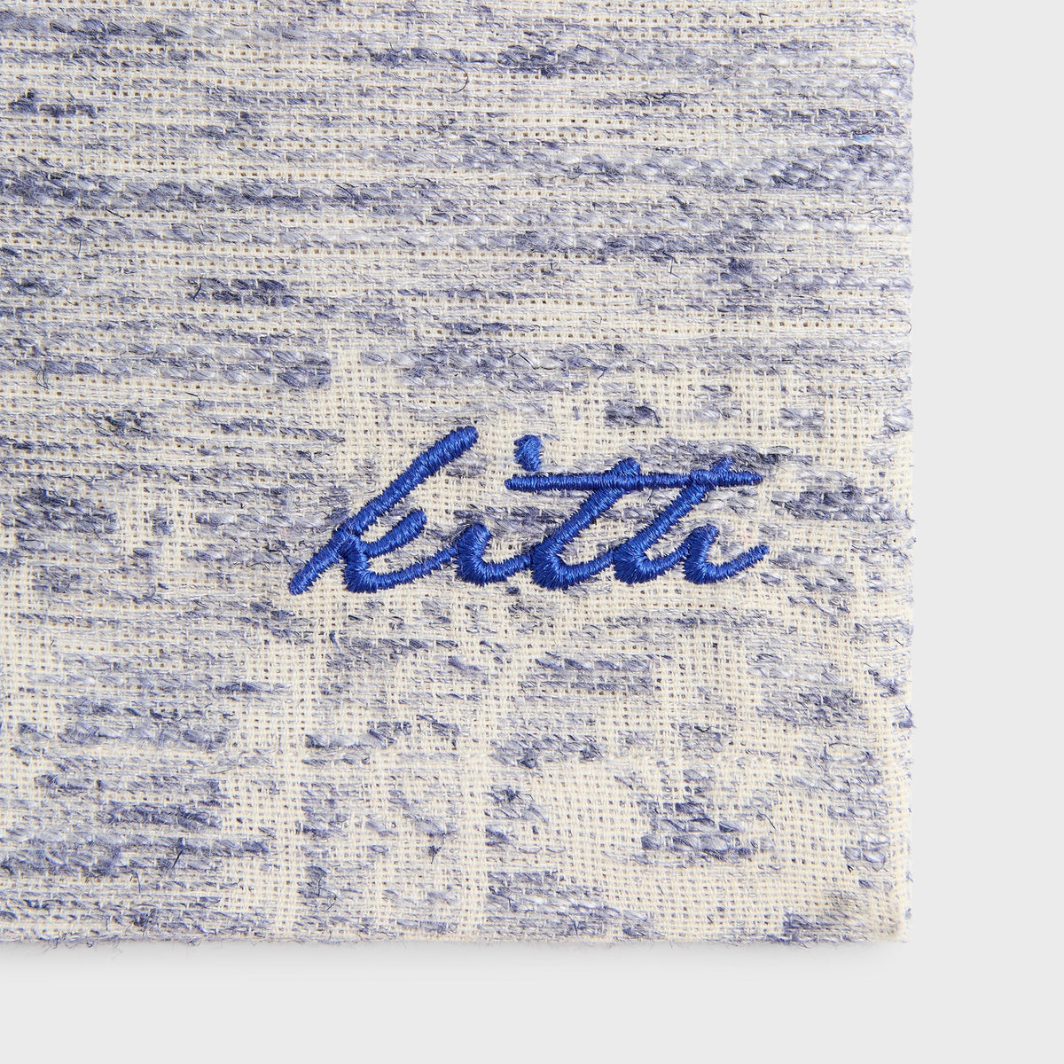 Kith Heathered Paisley Torin Shirt - Light Indigo