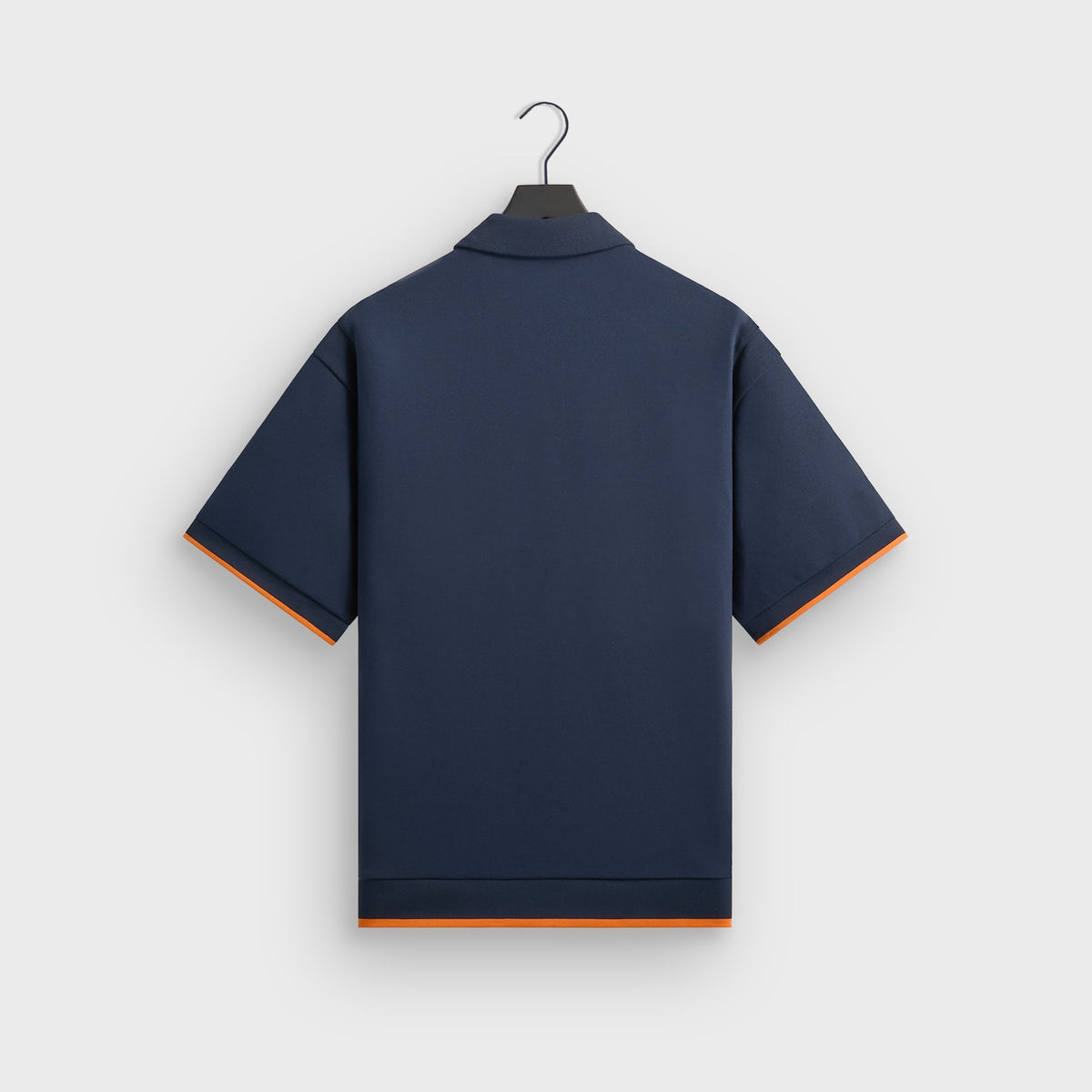 Kith for the New York Knicks Playoffs Zip Front Performance Knit Polo - Nocturnal