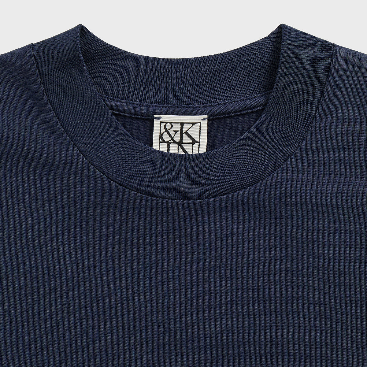 &Kin Mock Neck Albie Tee - Nocturnal