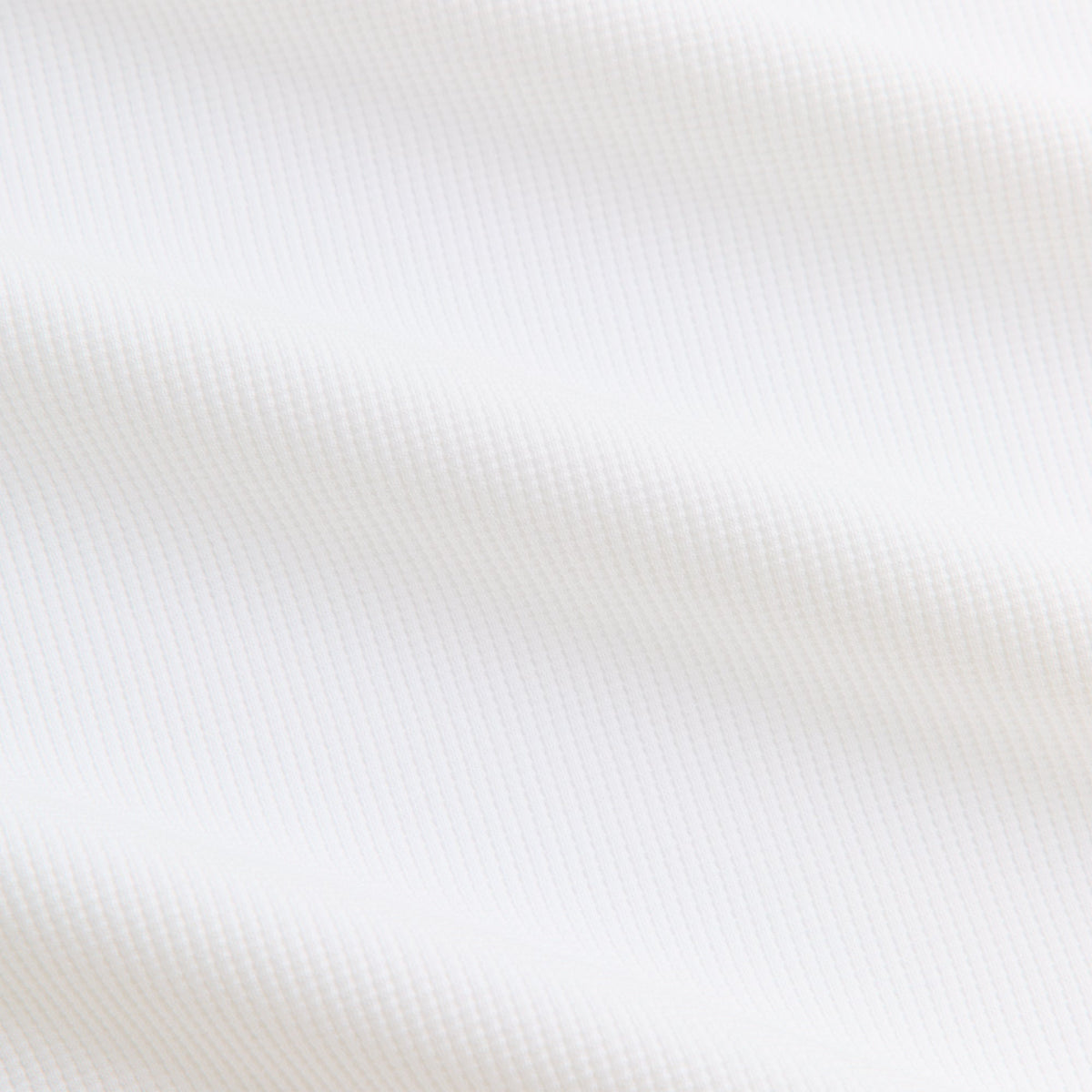 Kith Micro Waffle Tristan Henley - White