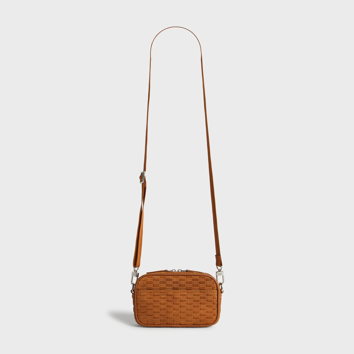 Kith Monogram Suede Crosswalk K20 Bag - Argil