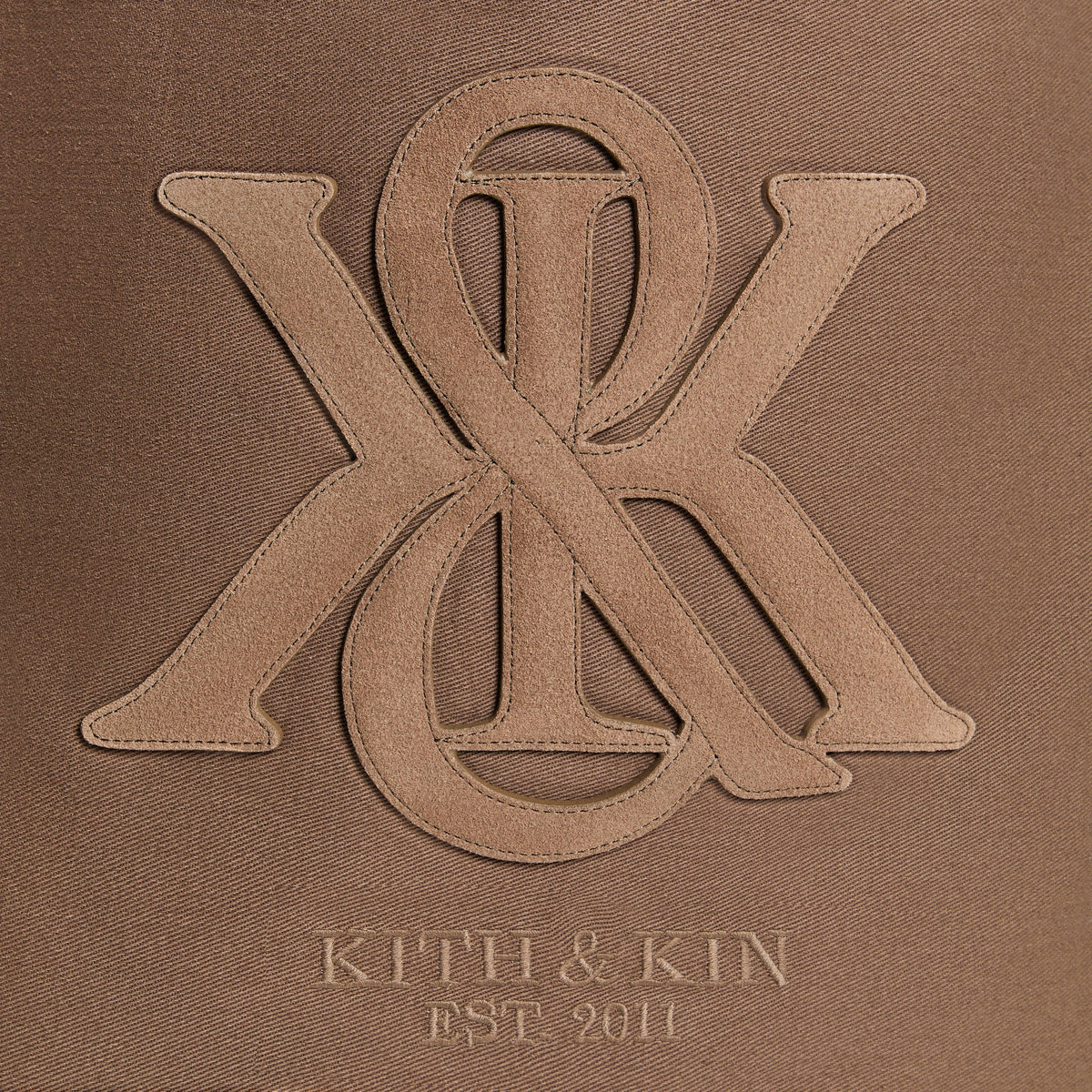 Kith Suede Applique Canvas Tote - Java