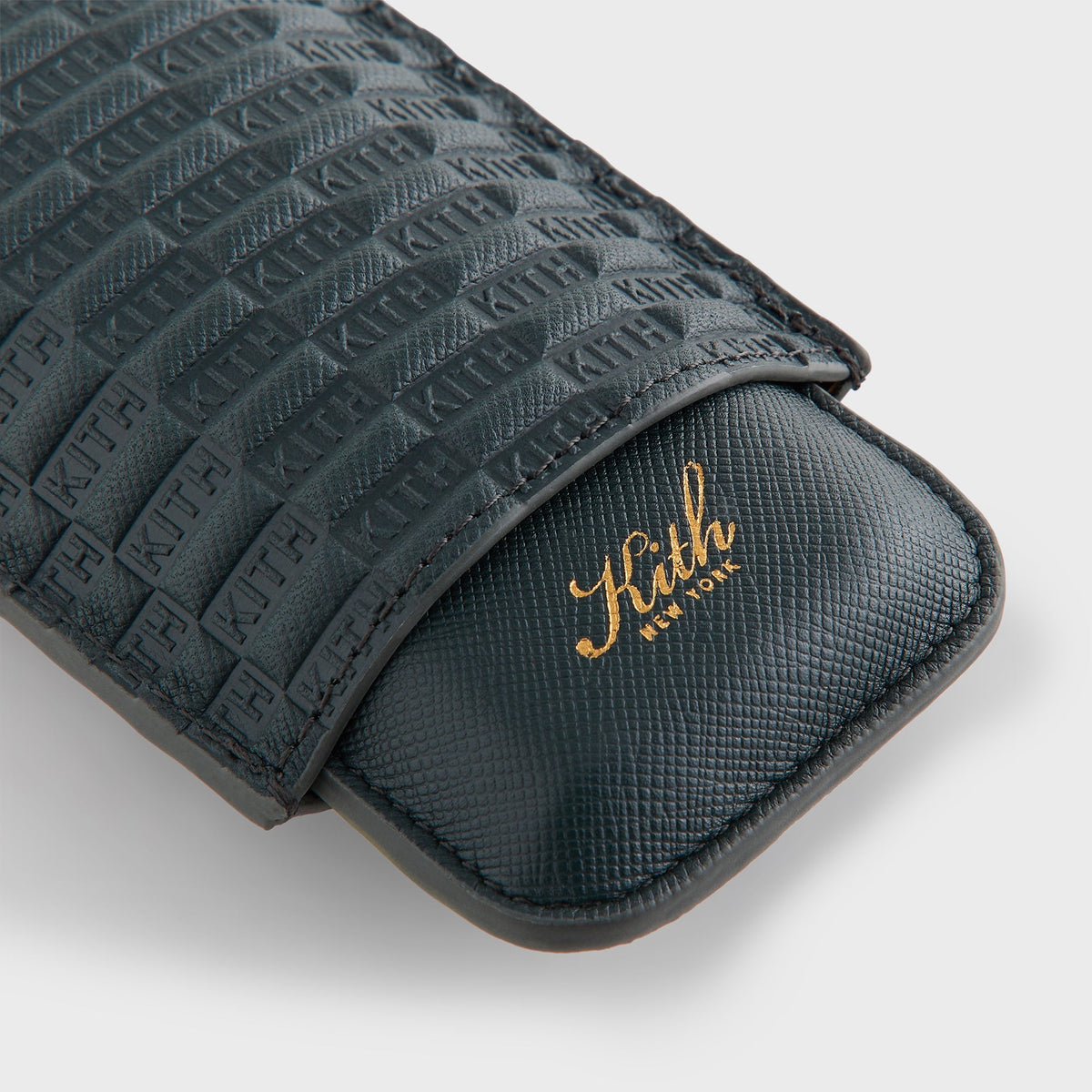 Kith Monogram Saffiano Leather Cigar Case - Stadium