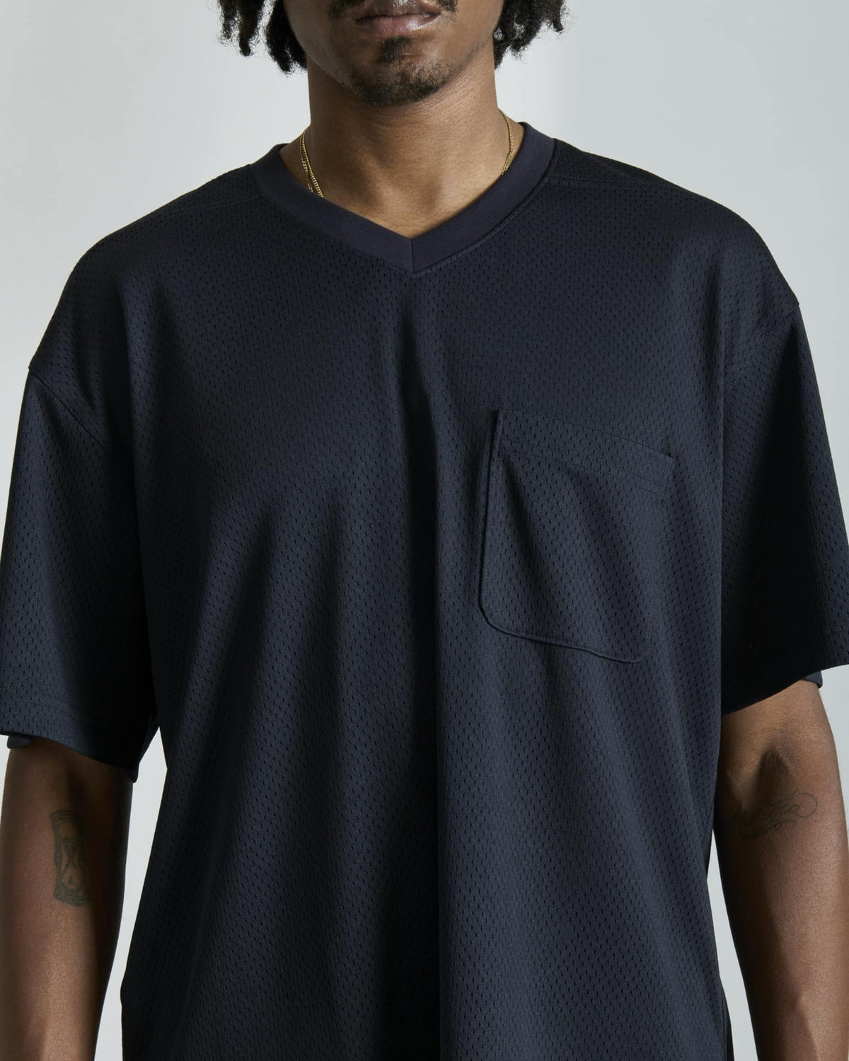 Orchard Navy V-Neck Pullover Jersey