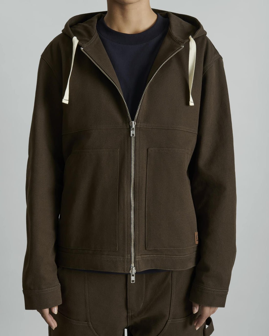 Forge Walnut Hooded Work Jacket