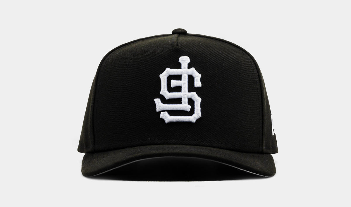 Shoe Palace Exclusive San Francisco Giants Upside Down 950AF Curve Snapback Mens Hat (Black/White)