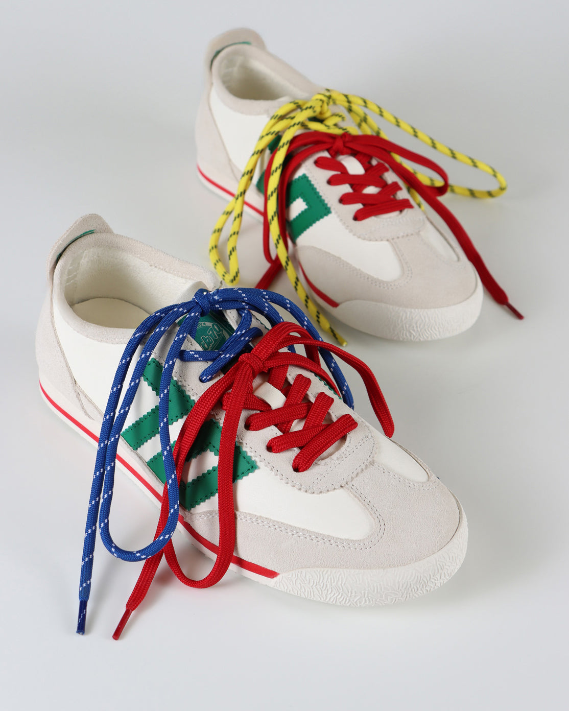 LEON in WHITE GREEN Sneakers