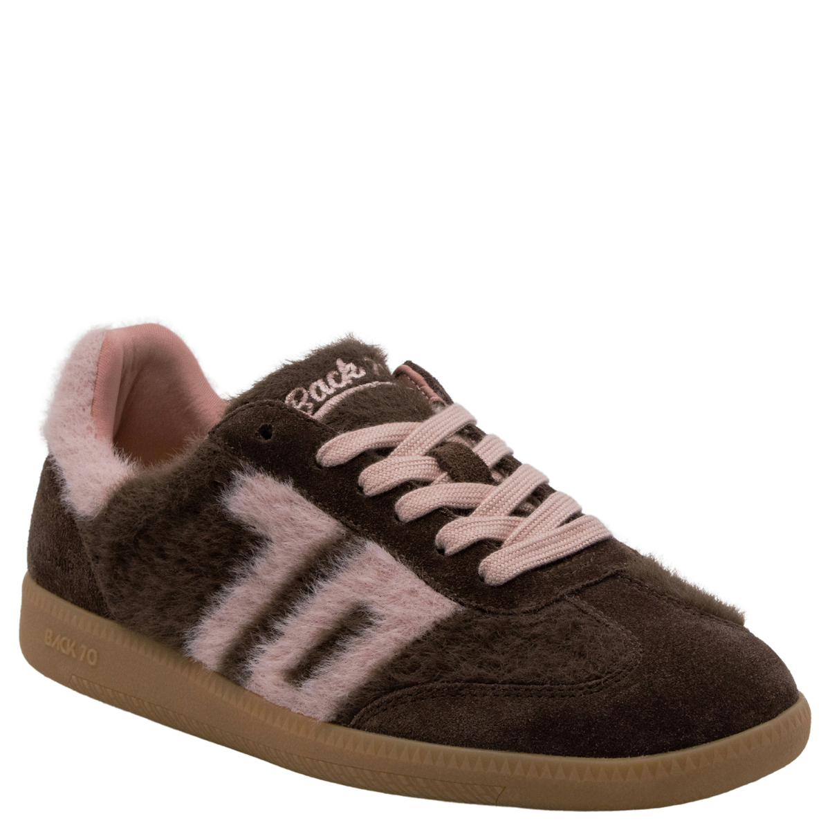 MOHAIR in COFFEE PINK Sneakers