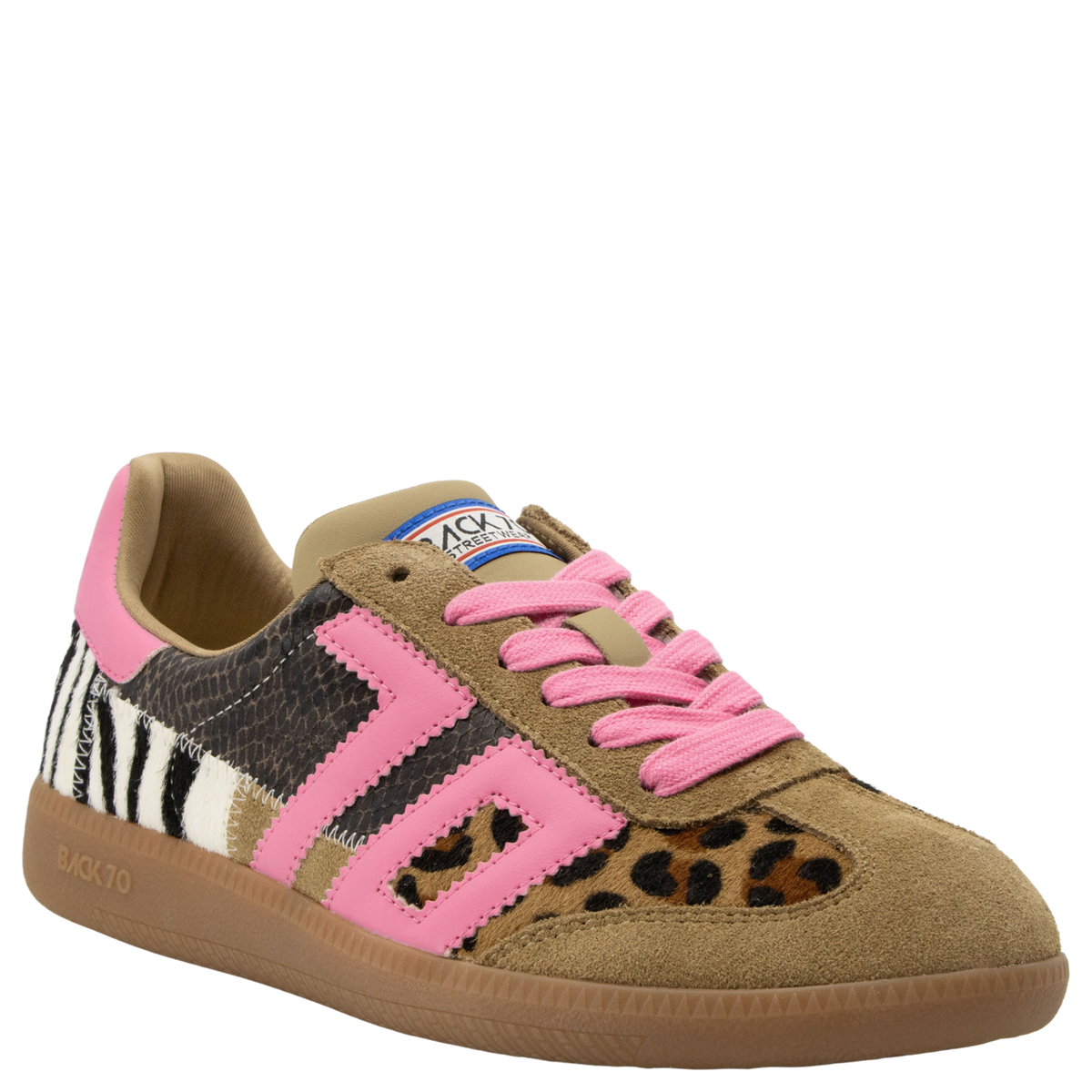 SQUID in LEOPARD ZEBRA FUXIA Sneakers