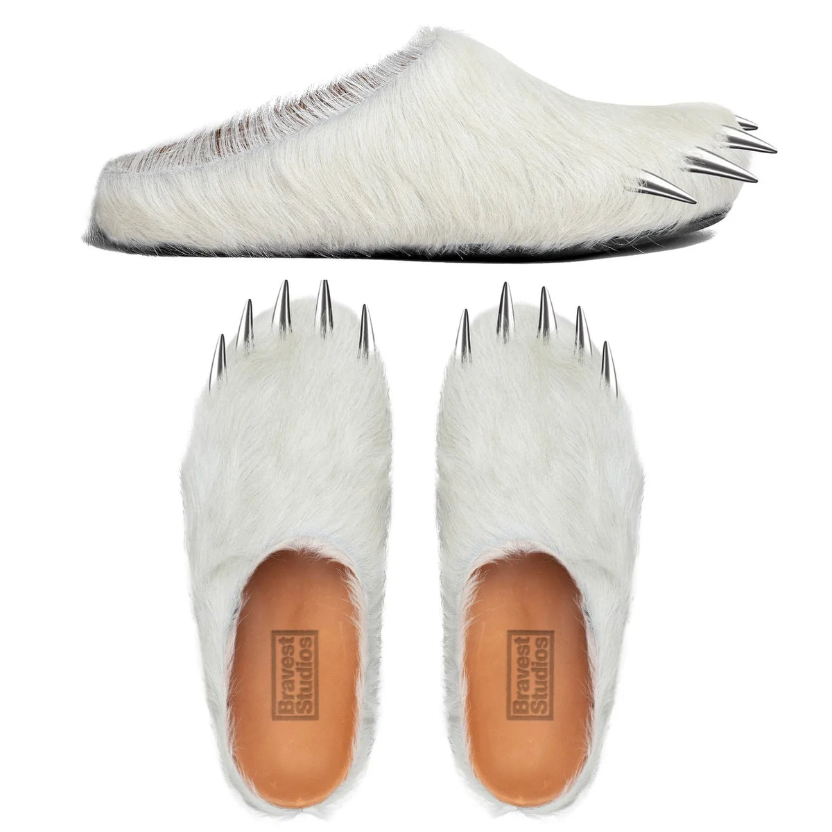 White Bear Claw Mules