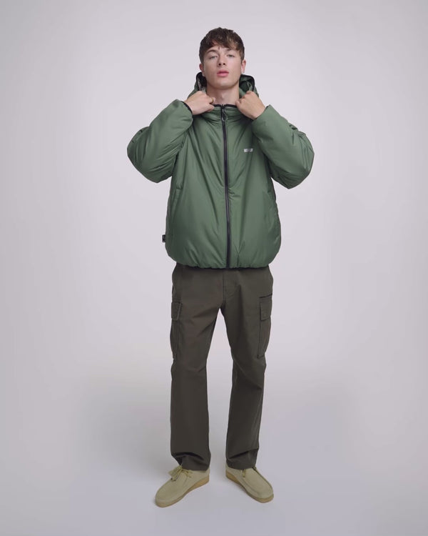 New Era Cap Lightweight Reversible Black Insulated Jacket
