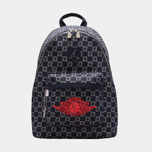 Monogram Mens Backpack (Indigo Blue)