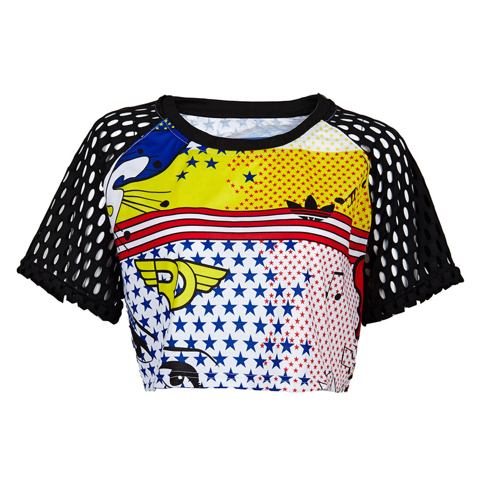 Adidas Rita Ora Crop Top in Black
