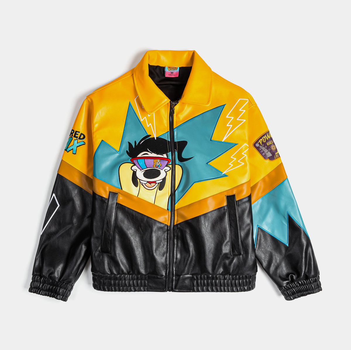 Disney A Goofy Movie Max By Shoe Palace Bomber Mens Jacket (Yellow/Multicolor)