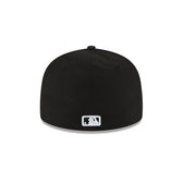 New York Yankees Black and White Basic 59FIFTY Fitted Hat