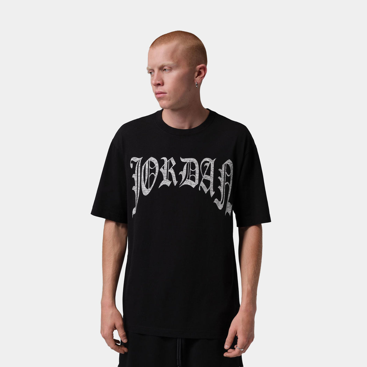 Brooklyn Mens Short Sleeve Shirt (Black/White)