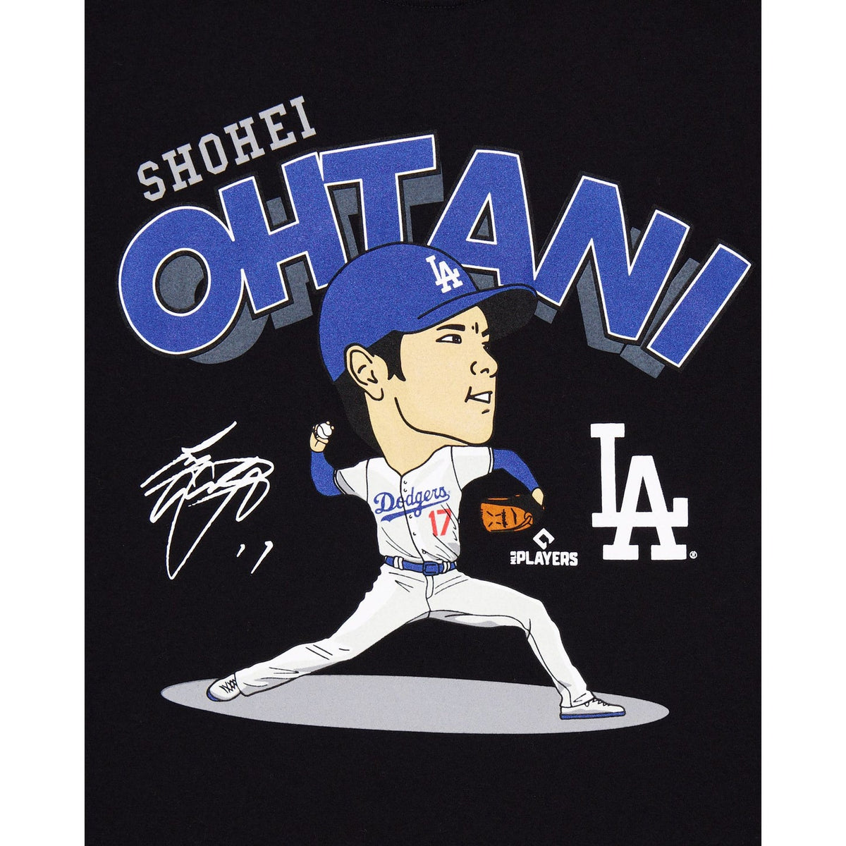 Los Angeles Dodgers Shohei Ohtani Black T-Shirt