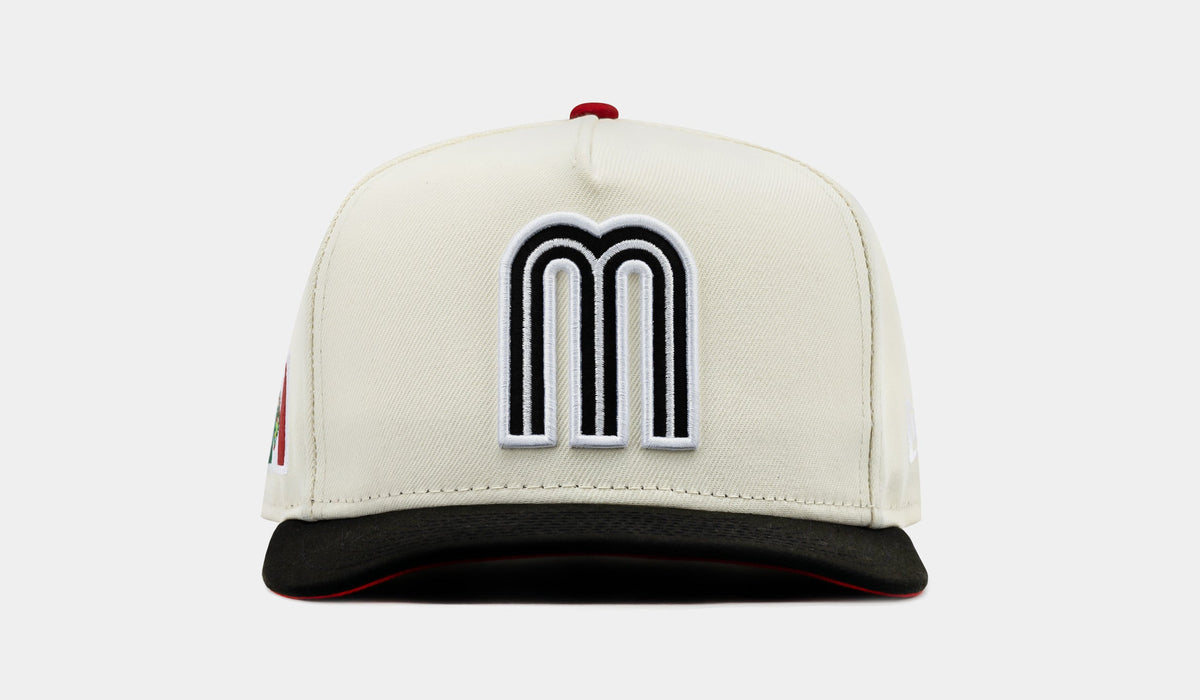 Shoe Palace Exclusive Mexico 950AF Snapback Mens Hat (Beige/Black)