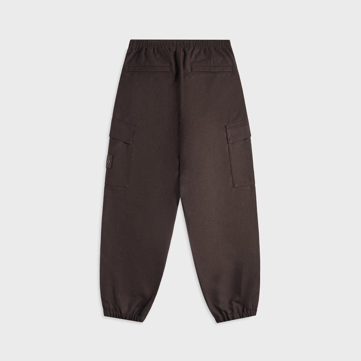 Stone Island Ghost Flannel Trousers - Dark Brown