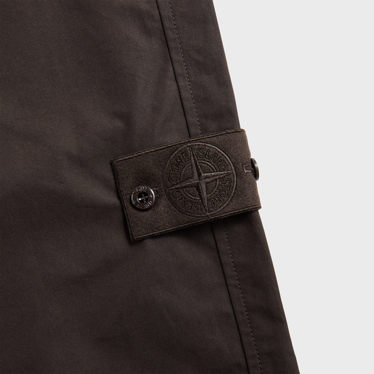 Stone Island Ghost Weatherproof Cotton Canvas Cargo Pant - Dark Brown