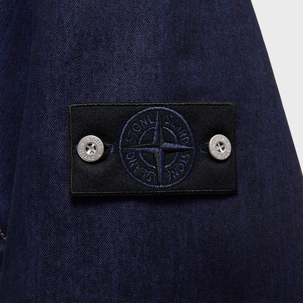Stone Island Denim Research Short Parka - Blue