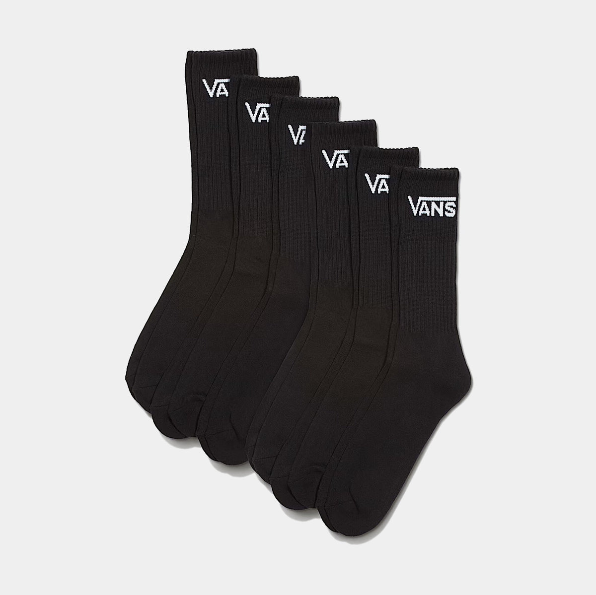Classic Crew 3Pk Mens Socks (Black)
