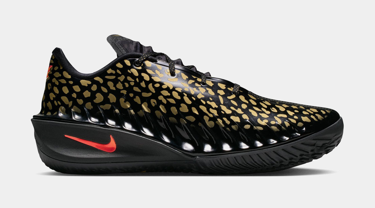 G.T Cut 4 Victor Wembanyama Mens Basketball Shoes (Black/Bright Crimson/Metallic Gold)