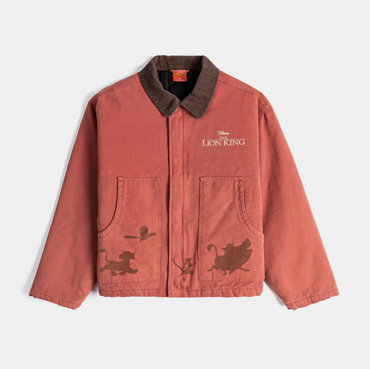 Disney The Lion King Sunset By Shoe Palace Work Mens Jacket (Brown/Orange)