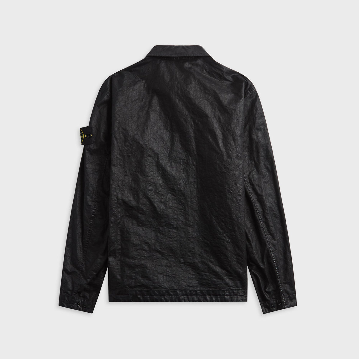 Stone Island Stretch Cotton Overshirt - Black