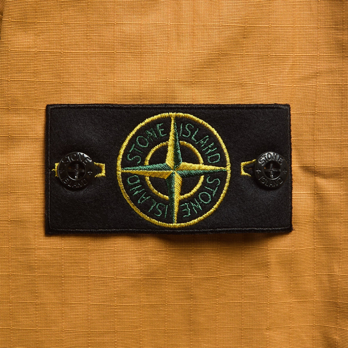 Stone Island Double-Coated Cotton Ripstop Overshirt - Mustard