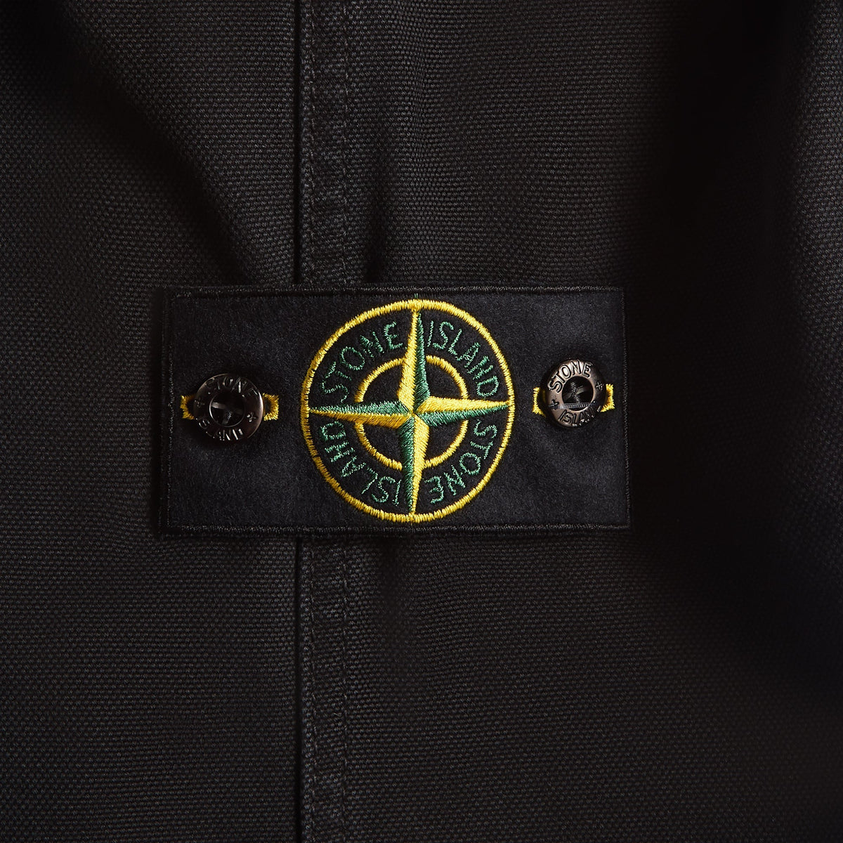 Stone Island Hooded Sweatshirt - Black