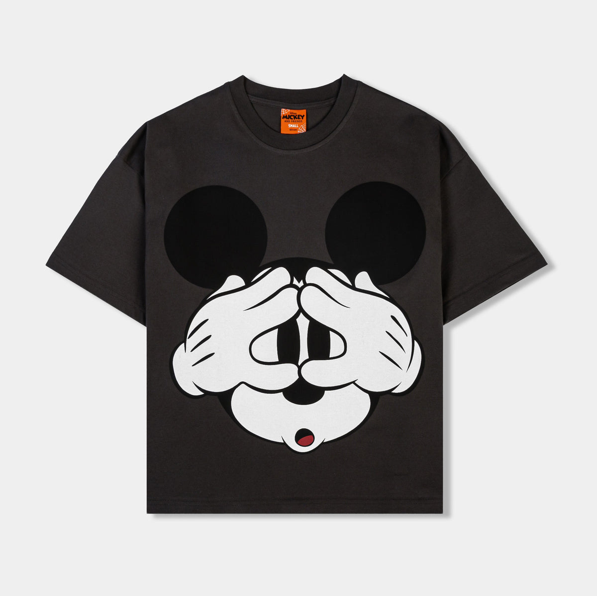 Disney Mickey And Friends By Shoe Palace The Horror Mens Short Sleeve Shirt (Grey/Red)