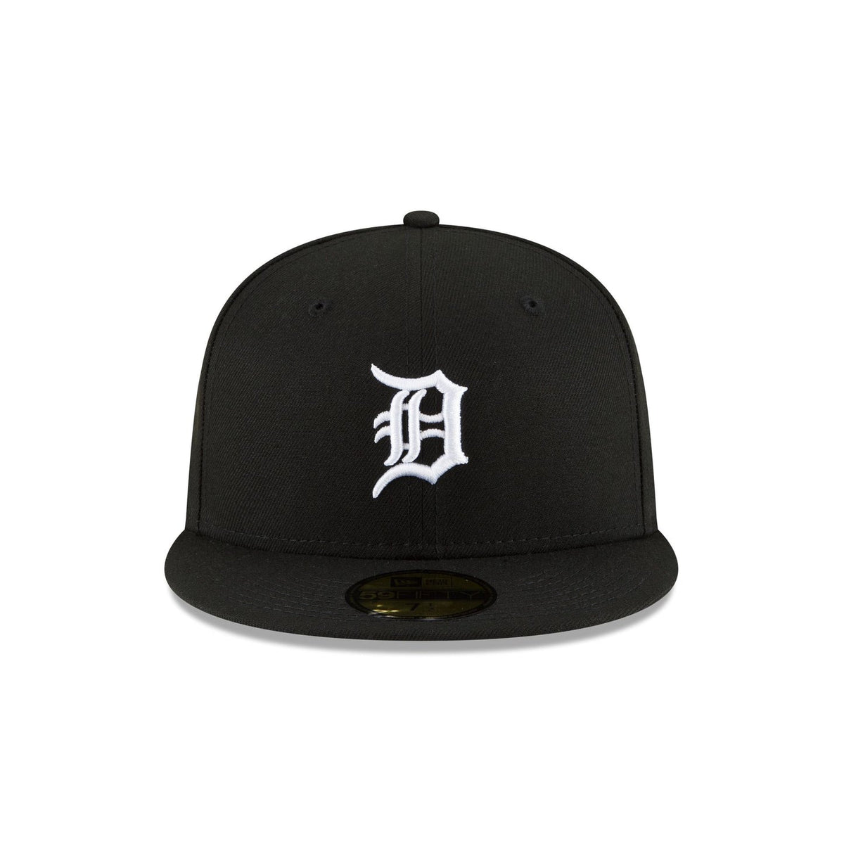 Detroit Tigers Basic Black and White 59FIFTY Fitted Hat
