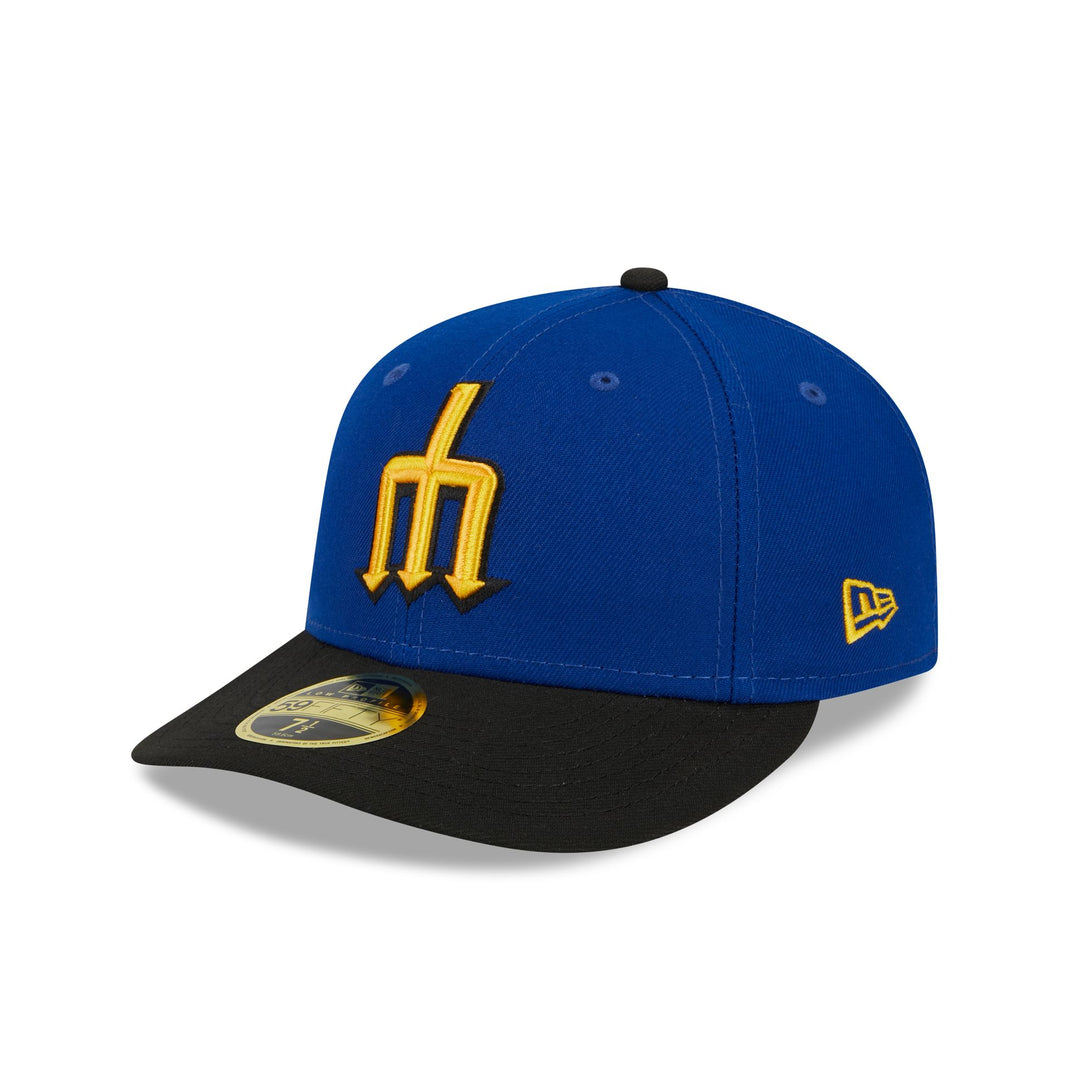 Seattle Mariners Blackout Basic 59FIFTY Fitted Hat