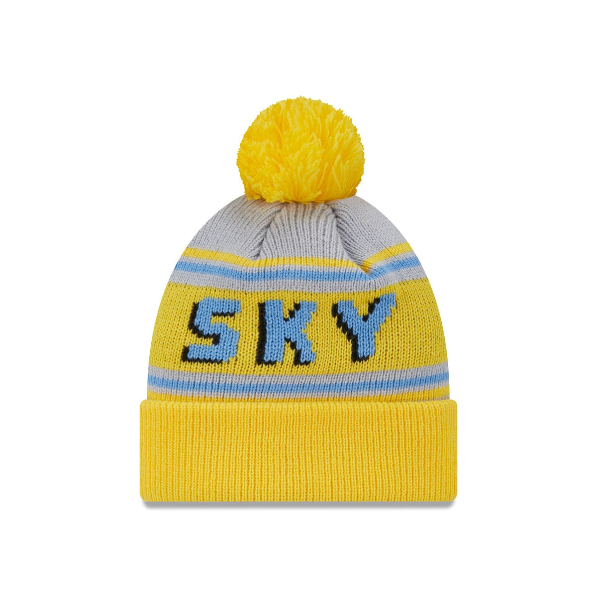 Chicago Sky Team Pom Knit Hat