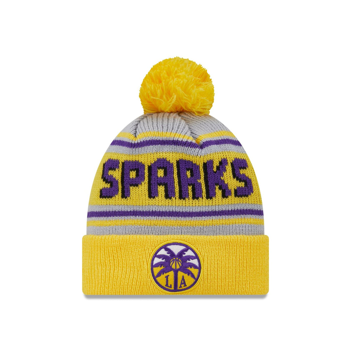 Los Angeles Sparks Team Pom Knit Hat